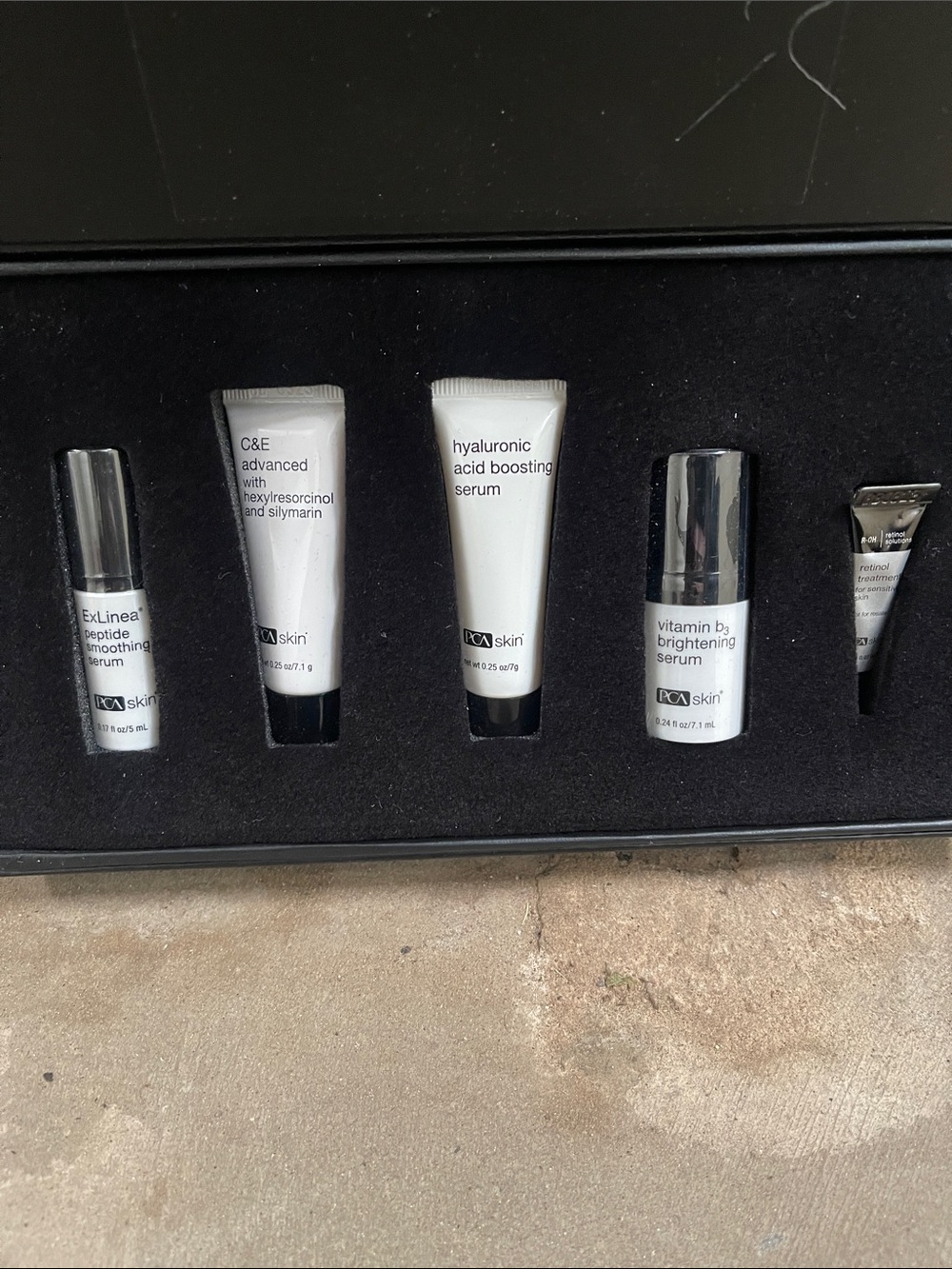 PCA Skin Travel Serum Kit — White & Black Packaging